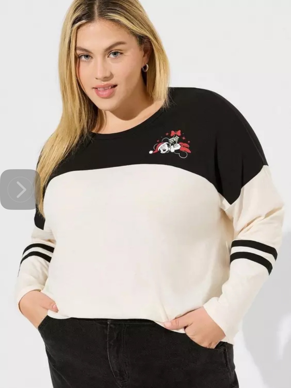 Torrid x Disney Mickey Mouse Holiday Top